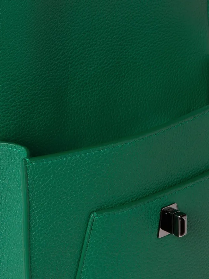 Little Anouk Messenger Bag In Leather Aloe Women Akris Messenger Bags