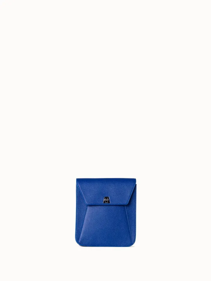 Little Anouk Messenger Bag In Leather Ocean Women Akris Messenger Bags