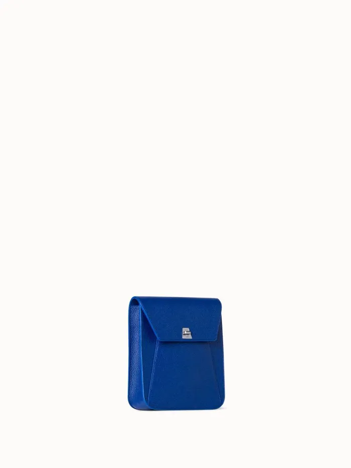 Little Anouk Messenger Bag In Leather Ocean Women Akris Messenger Bags