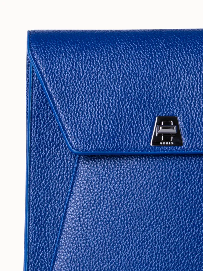 Little Anouk Messenger Bag In Leather Ocean Women Akris Messenger Bags