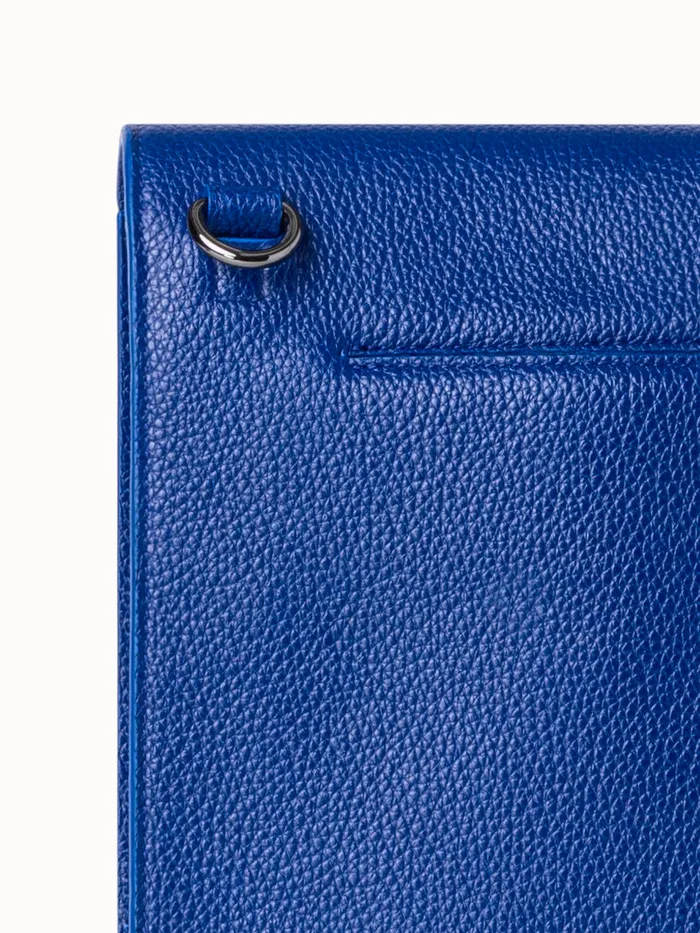 Little Anouk Messenger Bag In Leather Ocean Women Akris Messenger Bags