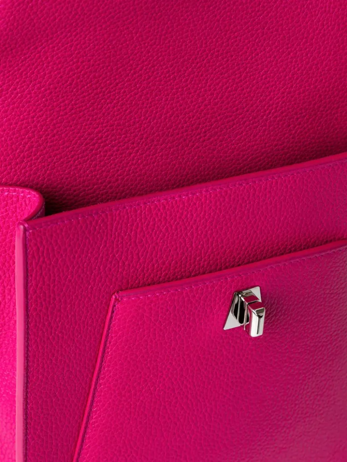 Little Anouk Messenger In Calf Leather Pink Women Akris Messenger Bags