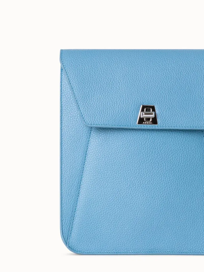 Little Anouk Messenger In Calf Leather Sky Women Akris Mini Bags
