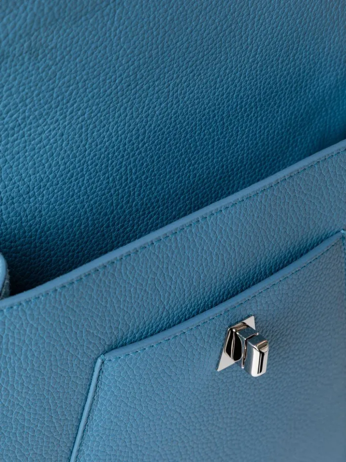 Little Anouk Messenger In Calf Leather Sky Women Akris Mini Bags