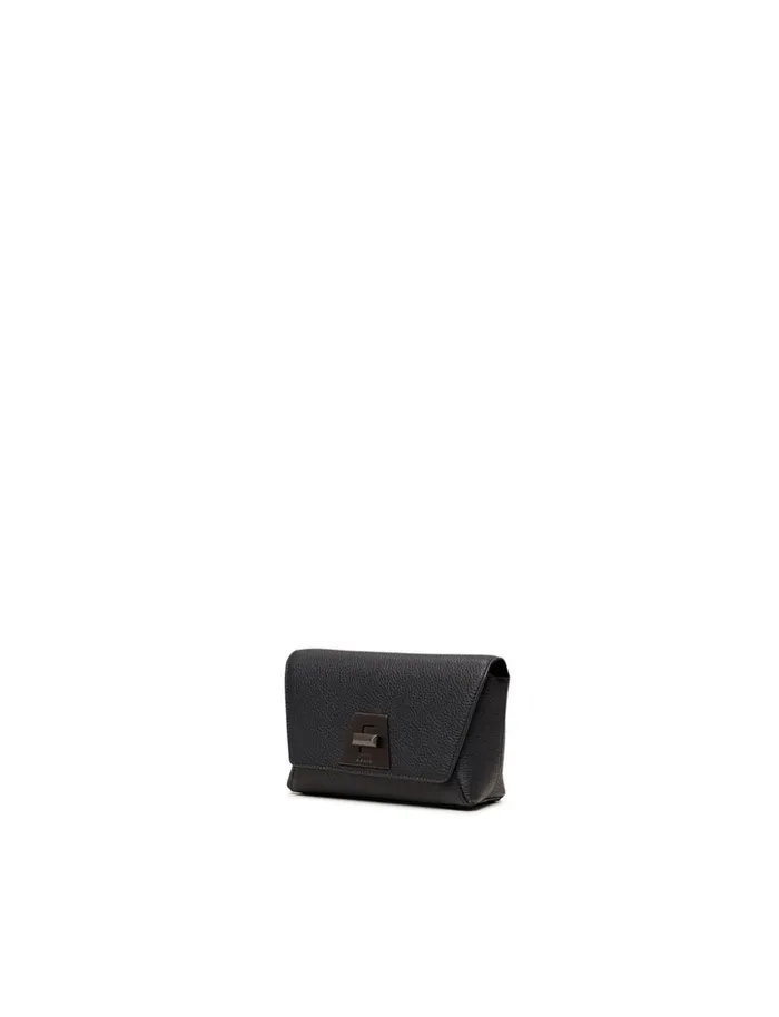 Little Day Bag In Cervocalf Leather With Graphite Colored Hardware Denim Women Akris Mini Bags