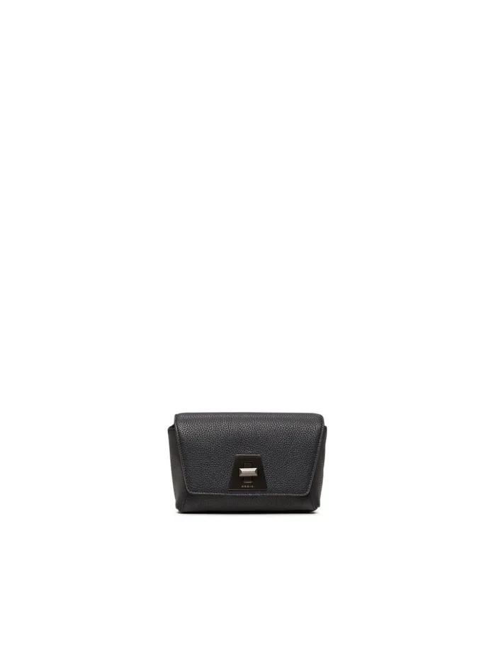 Little Day Bag In Cervocalf Leather With Graphite Colored Hardware Denim Women Akris Mini Bags
