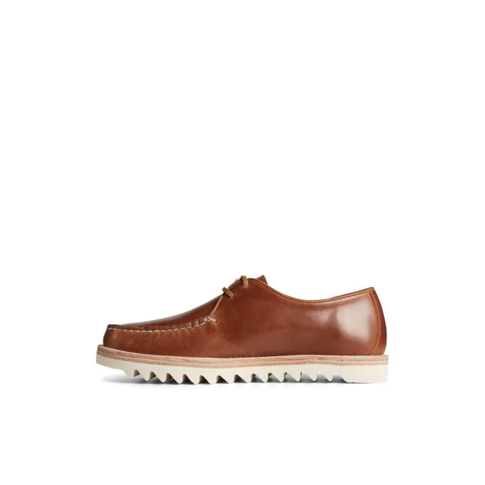 Loafers and Oxfords Men Sperry Unisex Captain x27 s Vibram Oxford Medium Beige