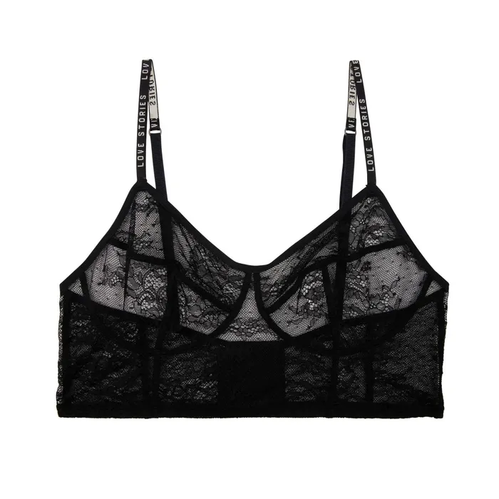 Love Stories Cup A To D Celia Bralette Black 8211 Women