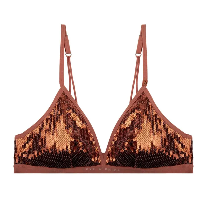 Love Stories Cup A To D Nightrider Bralette Brown 8211 Women