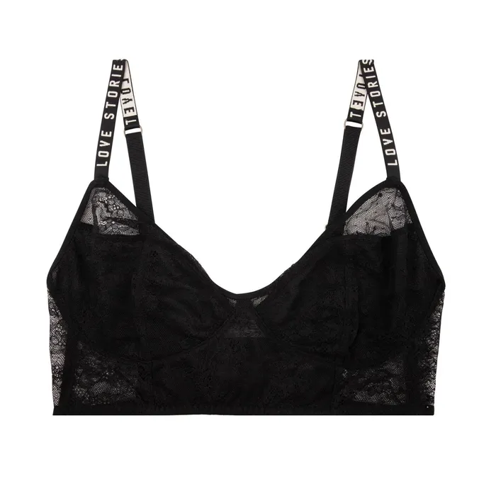 Love Stories Cup E To F Celia Bralette Black 8211 Women