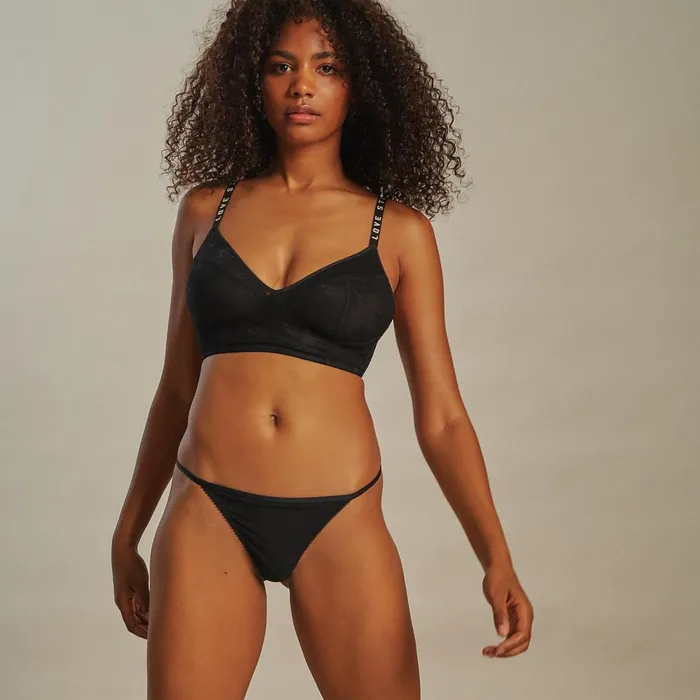 Love Stories Cup E To F Celia Bralette Black 8211 Women