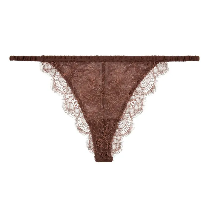 Love Stories Tanga Briefs Charlotte Briefs Dark Brown 8211 Women