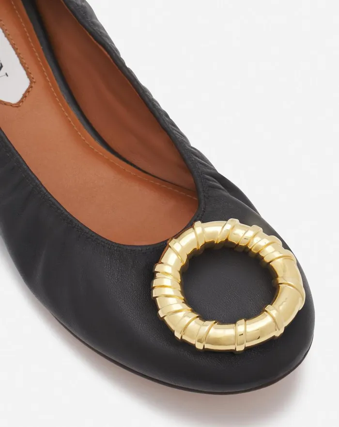 Mlodie Leather Ballerina Flat Black Women Lanvin Ballerinas Mlodie Leather Ballerina Flat Black Women Lanvin Ballerinas