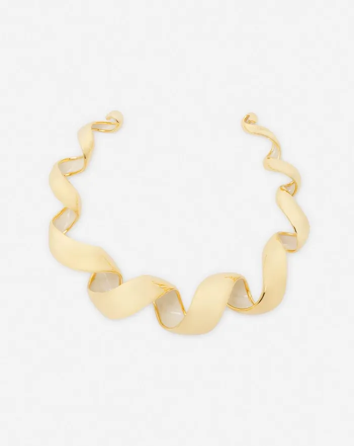 Mlodie Ribbon Necklace Goldmoon Women Lanvin Jewelry
