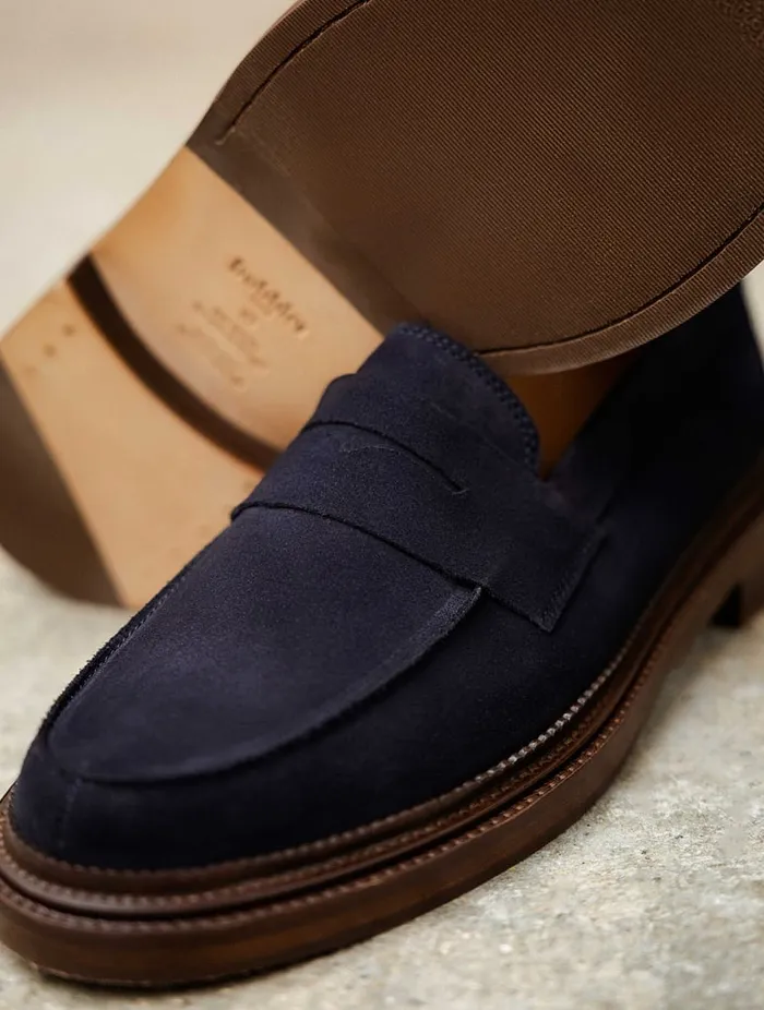 Mark Navy Men Bobbies Loafers