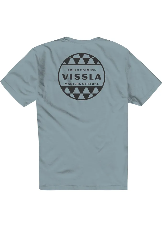 Masters Of Stoke Premium Pkt Tee Chambray Premium Tees Vissla Men