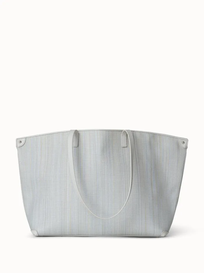 Medium Ai Shoulder Bag In Horsehair Leblancnoir Women Akris Shoulder Bags