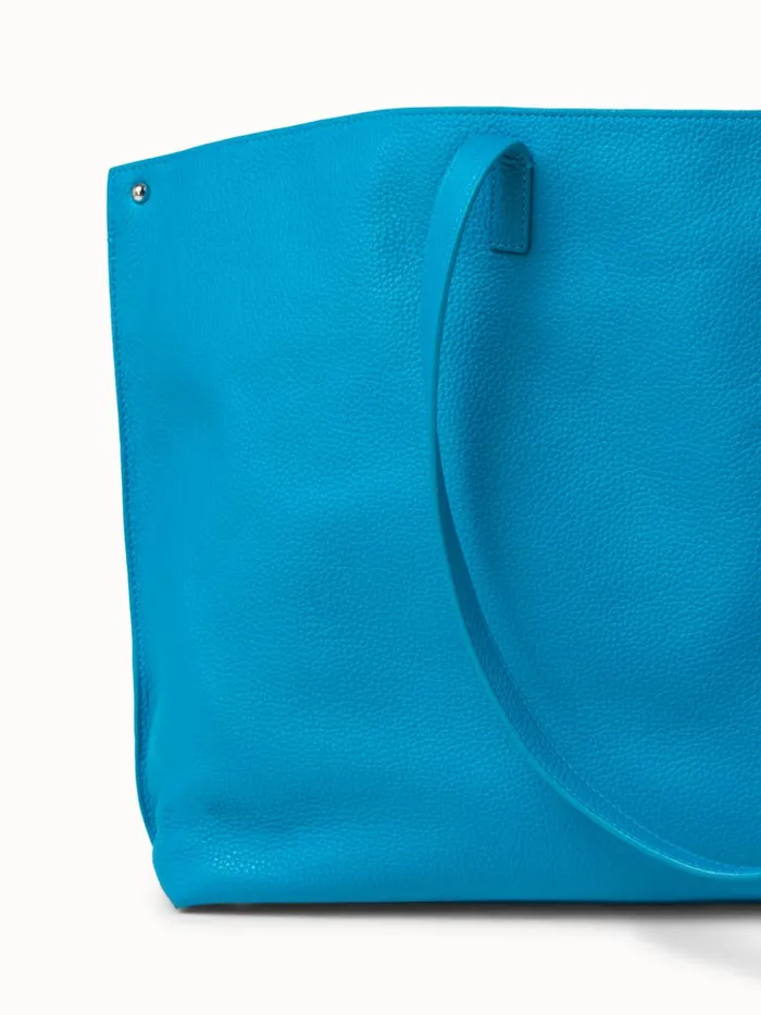 Medium Leather Handbag Peacock Women Akris Shoulder Bags