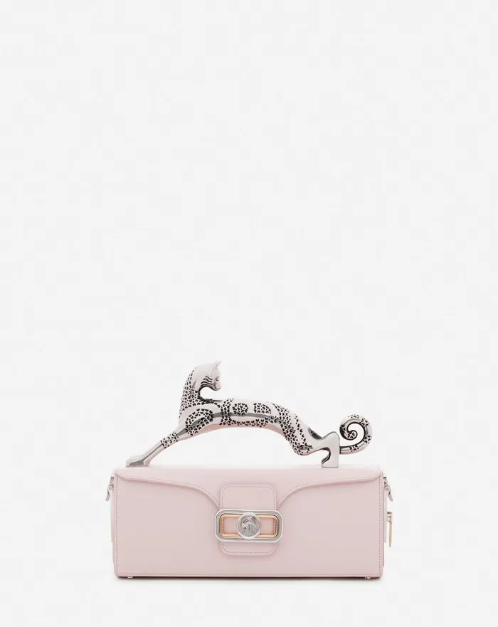 Medium Leather Pencil Cat Bag Ros Women Lanvin Crossbody Bags and Shoulder Bags