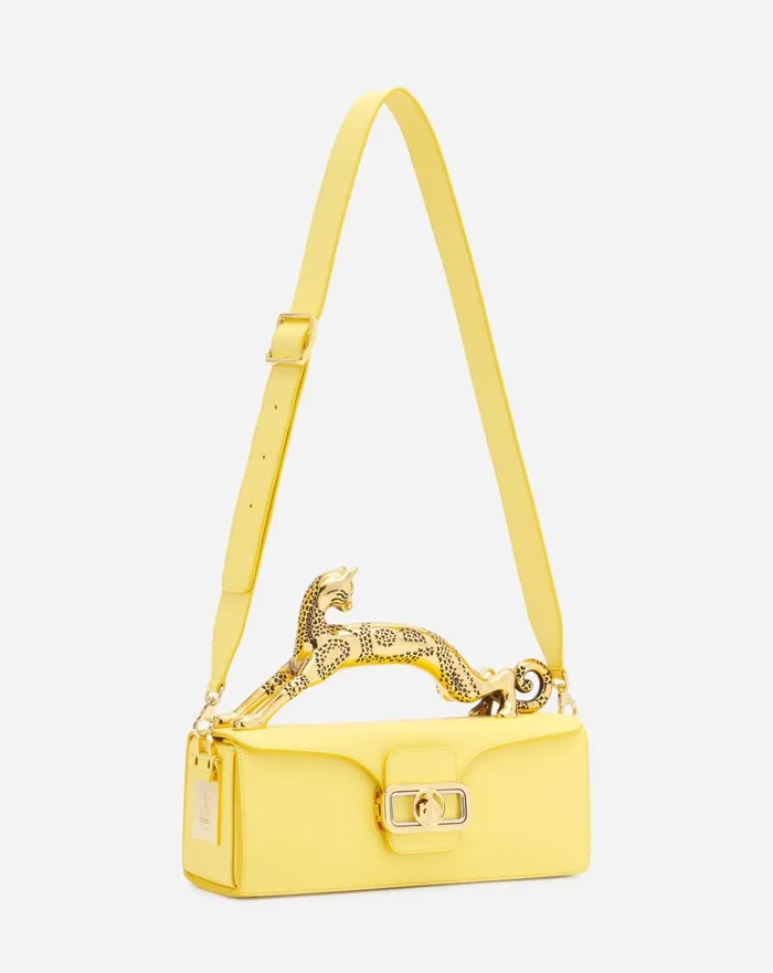 Medium Pencil Cat Leather Bag Corn Women Lanvin Tote Bags and Top Handle Bags