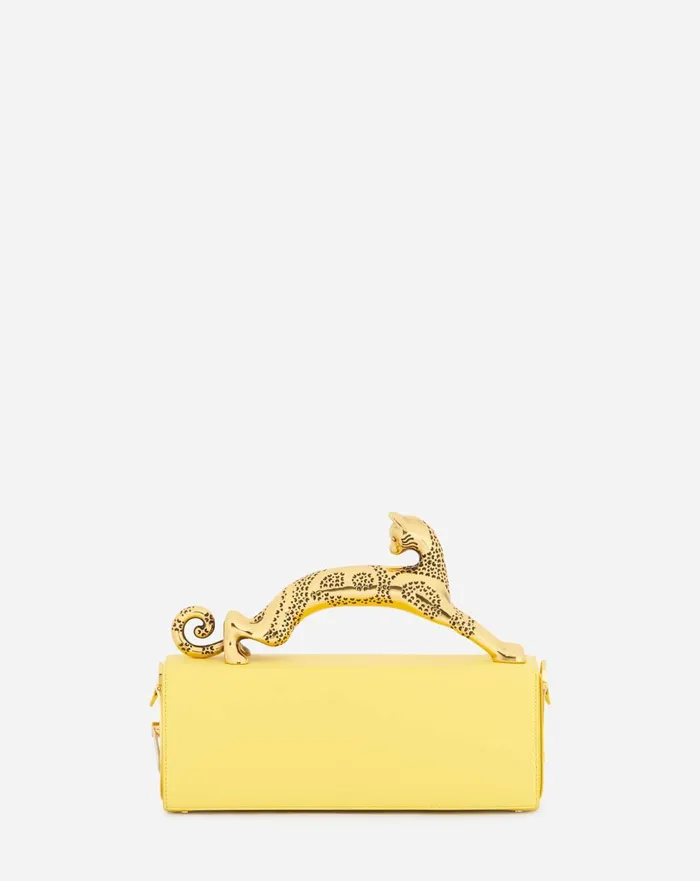Medium Pencil Cat Leather Bag Corn Women Lanvin Tote Bags and Top Handle Bags