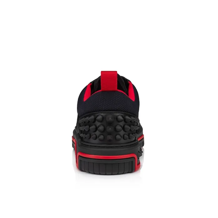 Men Astroloubi Sneakers 8211 Calf Leather And Suede 8211 Black Christian Louboutin Sneakers