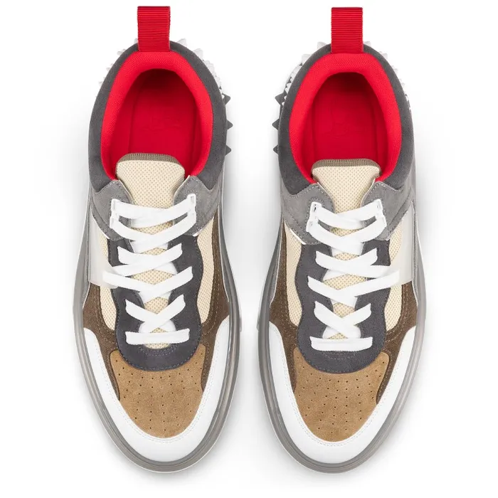 Men Astroloubi Sneakers 8211 Calf Leather Suede And Irdidescent Nappa Leather 8211 Multicolor Christian Louboutin Sneakers
