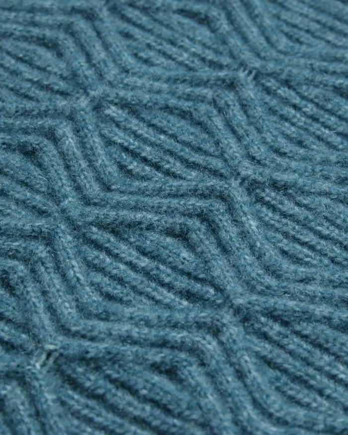 Men ATCHET 8211 Wool Blend Cable Knit Jumper Tealblue Ted Baker Jumpers and Knitwear