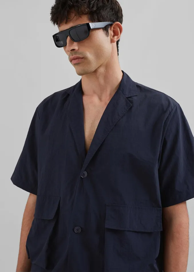 Men Axel Shirt 8211 Navy The Frankie Shop Tops