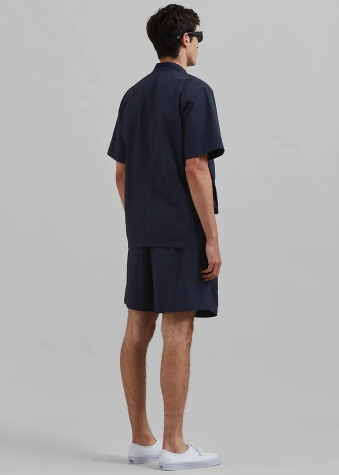 Men Axel Shirt 8211 Navy The Frankie Shop Tops