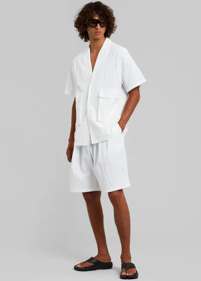 Men Axel Shorts 8211 White The Frankie Shop Bottoms