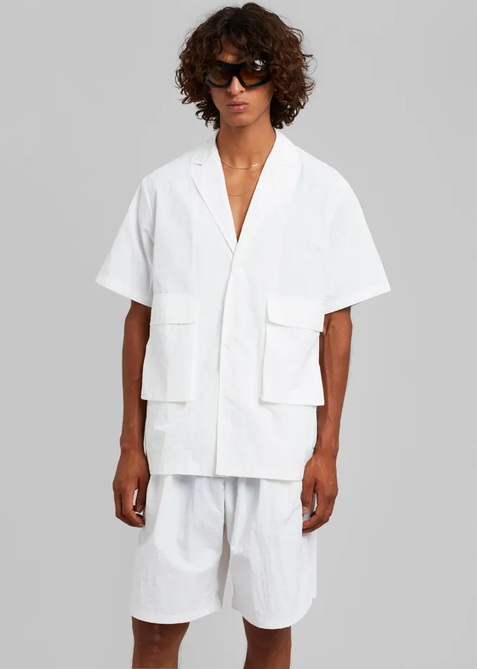 Men Axel Shorts 8211 White The Frankie Shop Bottoms
