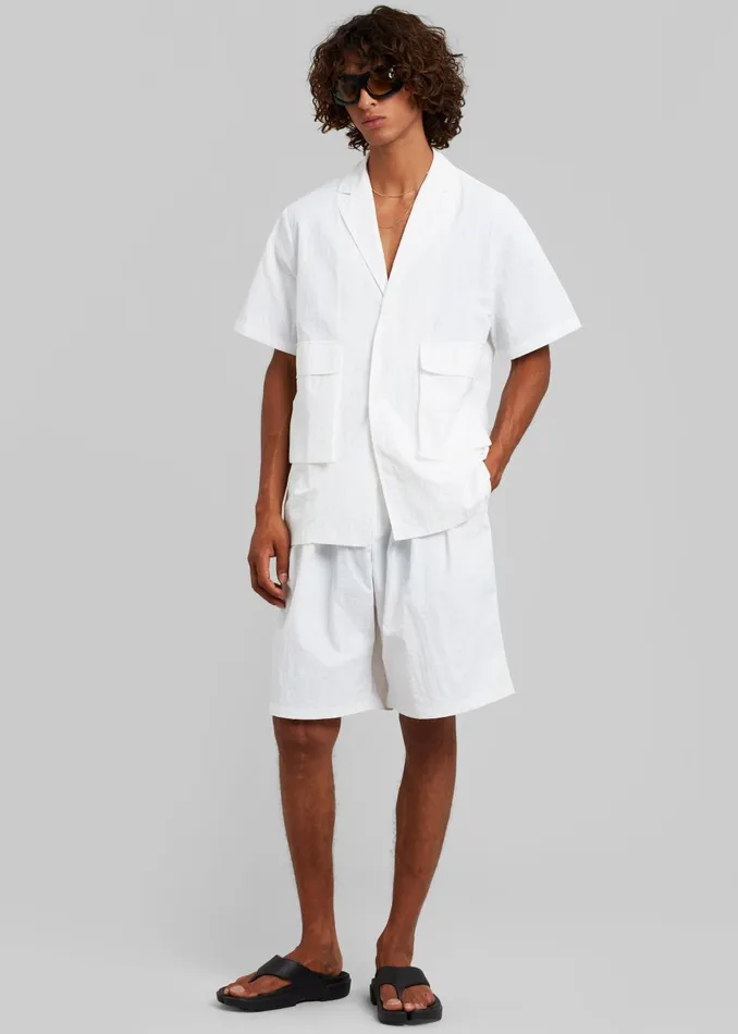 Men Axel Shorts 8211 White The Frankie Shop Bottoms