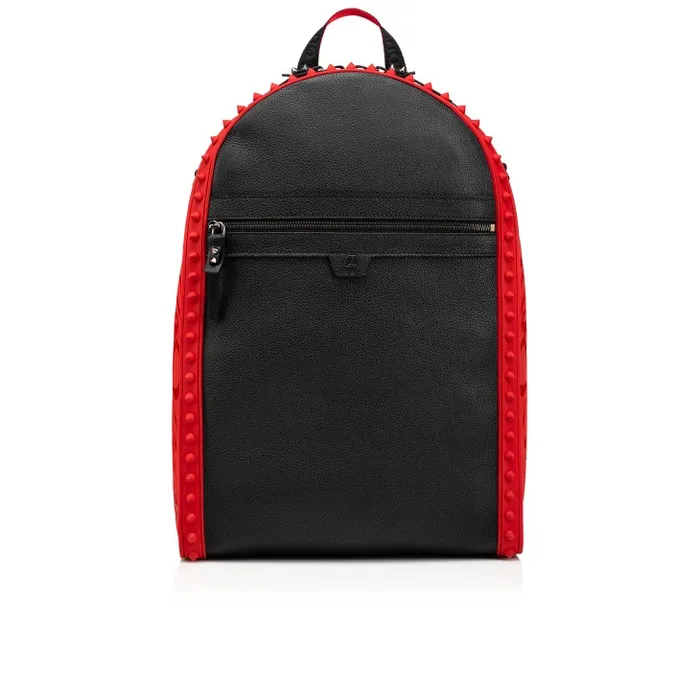 Men Backparis Backpack 8211 Calf Leather And Rubber 8211 Black Christian Louboutin Backpacks