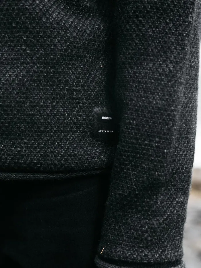 Men Barents Jumper Raven Finisterre Knitwear