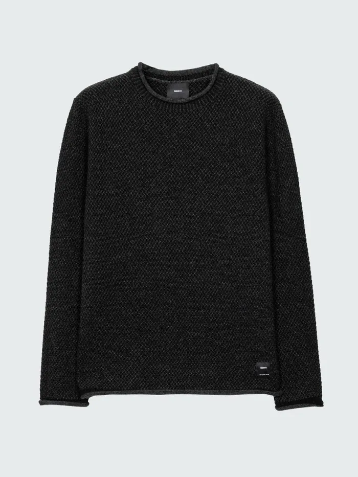 Men Barents Jumper Raven Finisterre Knitwear