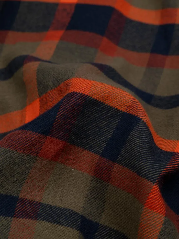 Men Beardsmore Shirt Dark Rosewood Check Finisterre Shirts