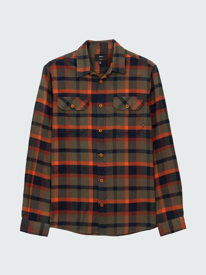Men Beardsmore Shirt Dark Rosewood Check Finisterre Shirts