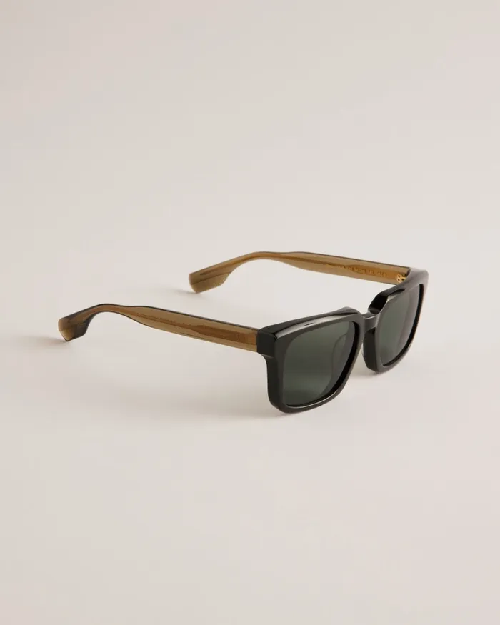 Men BENNIIE 8211 Chunky Square Acetate Sunglasses Black Ted Baker Sunglasses