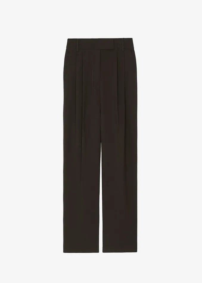 Men Beo Suit Pants 8211 Dark Espresso The Frankie Shop Bottoms