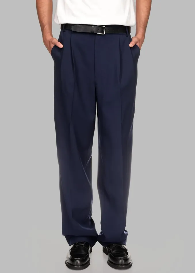 Men Beo Suit Pants X Barbie 8211 Blue The Frankie Shop Bottoms