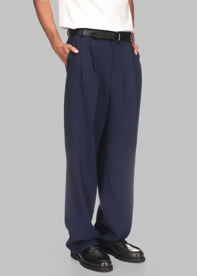 Men Beo Suit Pants X Barbie 8211 Blue The Frankie Shop Bottoms