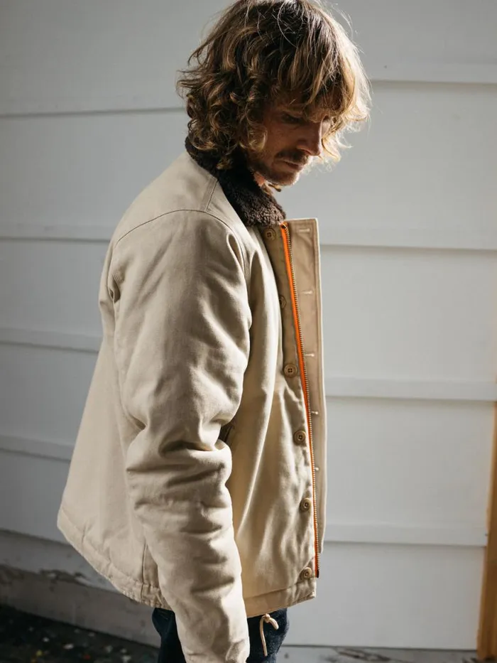 Men Berings Deck Jacket Flint Finisterre Jackets Coats and Gilets