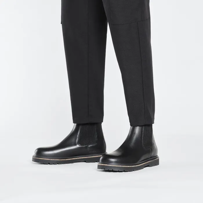 Men Birkenstock Boots Highwood Slip Black
