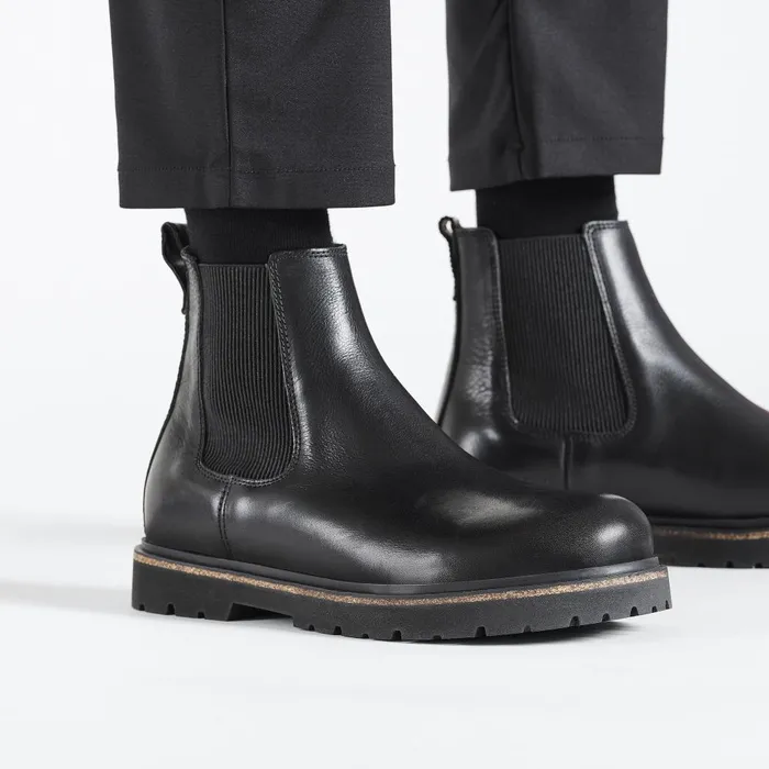 Men Birkenstock Boots Highwood Slip Black
