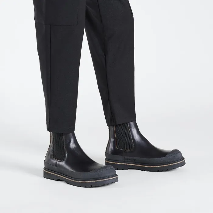 Men Birkenstock Boots Prescott Slip Black