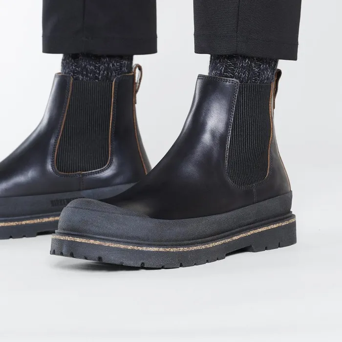 Men Birkenstock Boots Prescott Slip Black