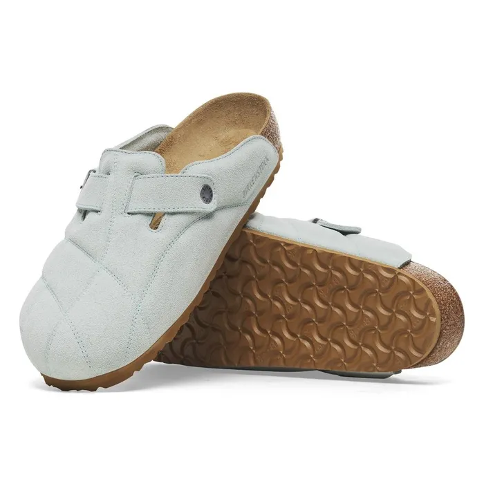 Men Birkenstock Clogs Boston Quilted Aqua