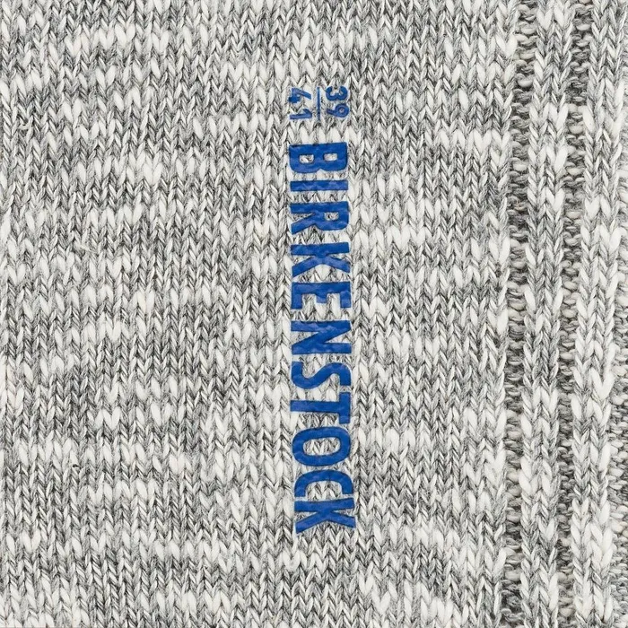 Men Birkenstock Socks Cotton Slub Graywhite