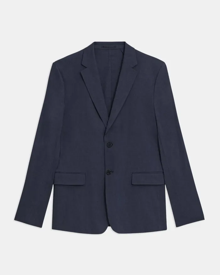 Men Blazers Jackets Theory Clinton Blazer In Good Linen Space